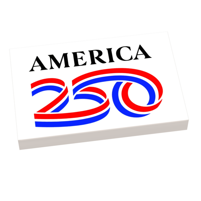 250 Years of America Flag (USA) (2x3 Tile) by B3 Customs