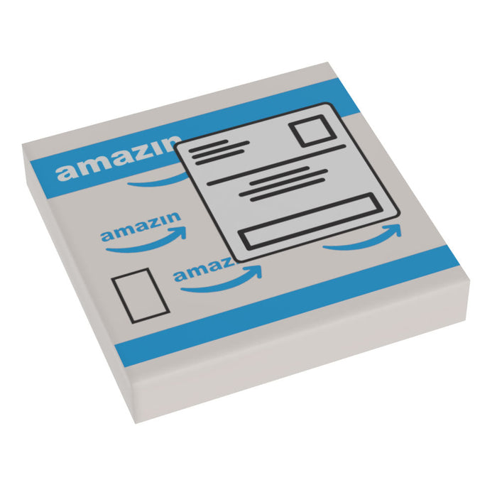 Amazin Mailing Envelope (2x2 Tile) made using LEGO parts - B3 Customs by B3 Customs