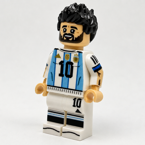 #10 Argentina LM Futbol/Soccer Player Minifig by B3 Customs