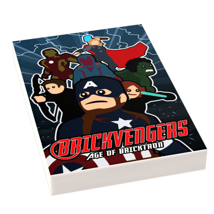 Brickvengers: Age of Bricktron (2x3 Tile) by B3 Customs