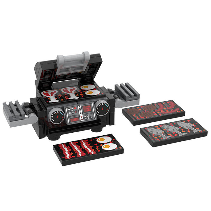 Pitmaster BBQ Grill made using LEGO parts by B3 Customs