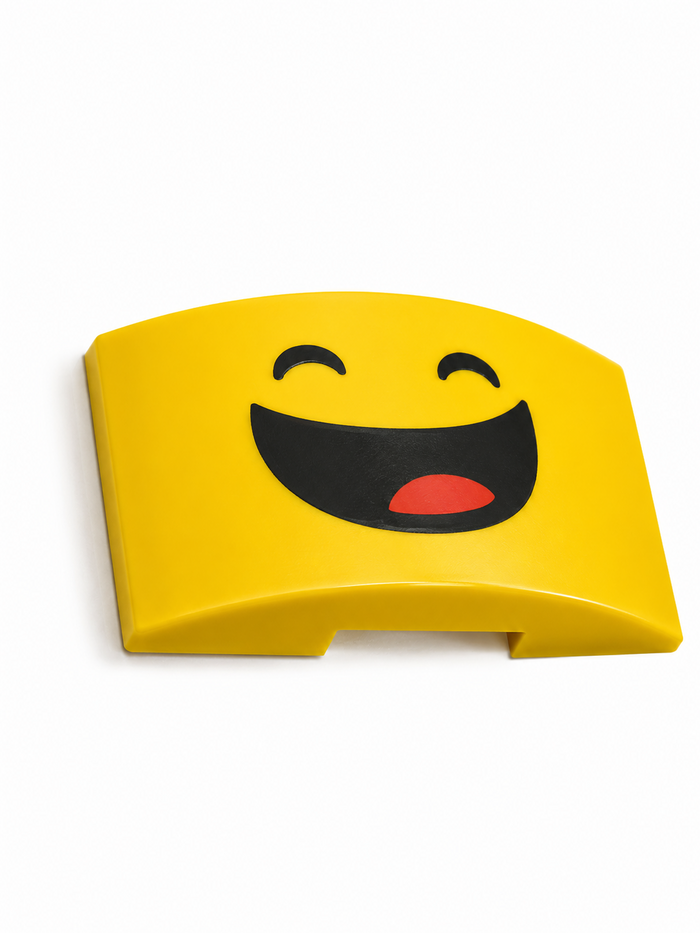 Benny Happy Face Upgrade Tile for LEGO Up-Scaled Blue Astronaut 40921 Set by B3 Customs
