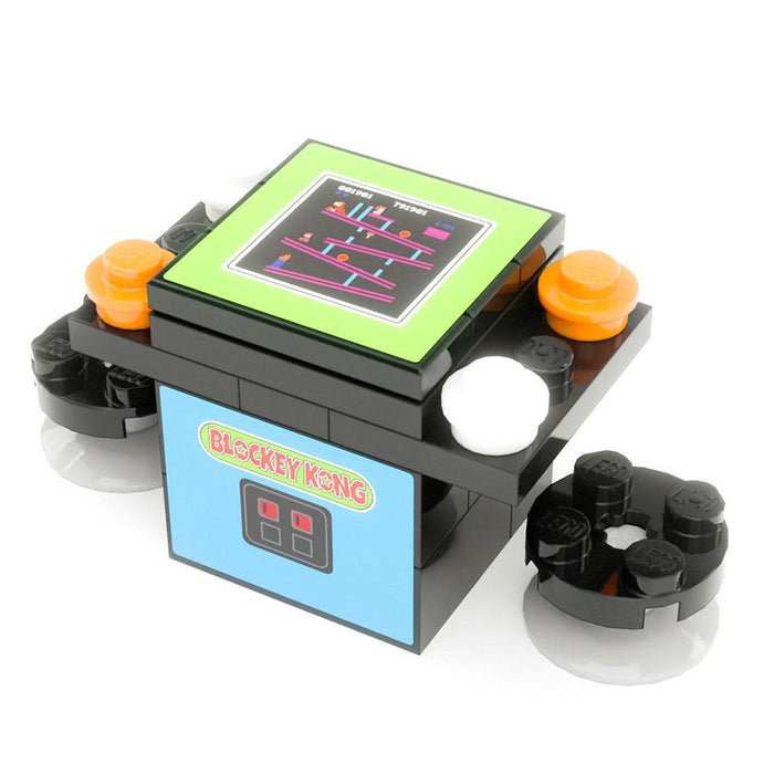Blockey Kong 2-Player Classic Arcade made using LEGO parts - B3 Customs by B3 Customs