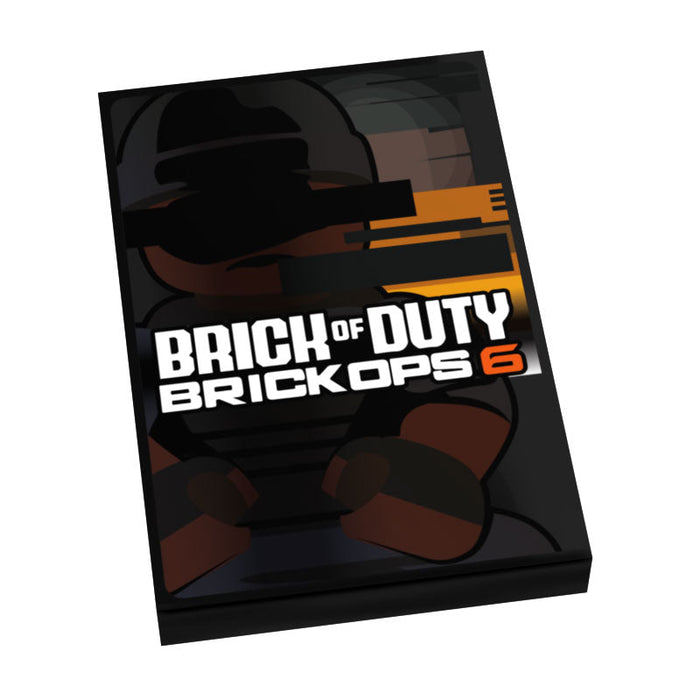 Brick of Duty: BrickOps 6 Video Game Cover (2x3 Tile) by B3 Customs