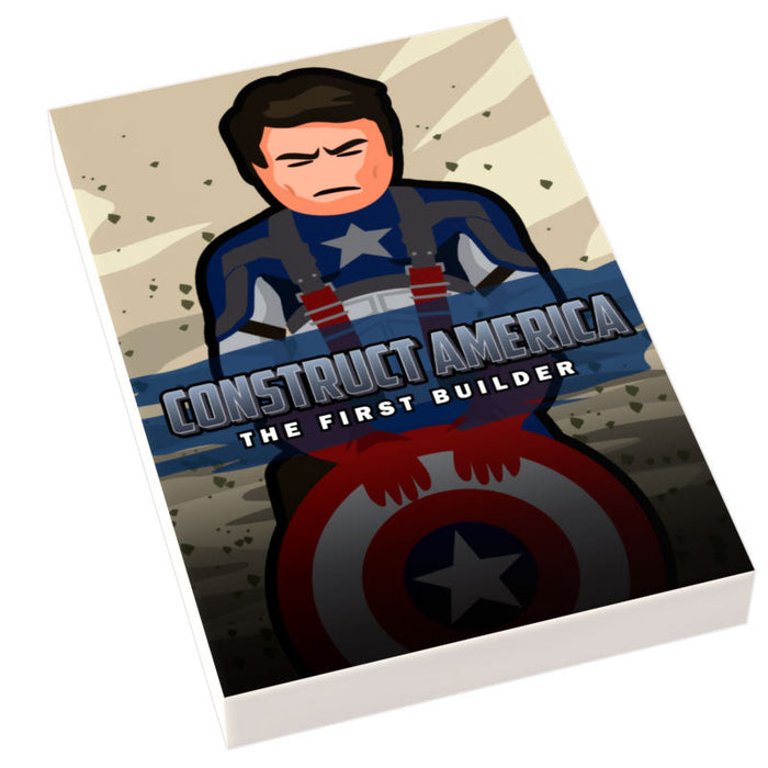 Construct America: First Builder Movie Cover (2x3 Tile) by B3 Customs