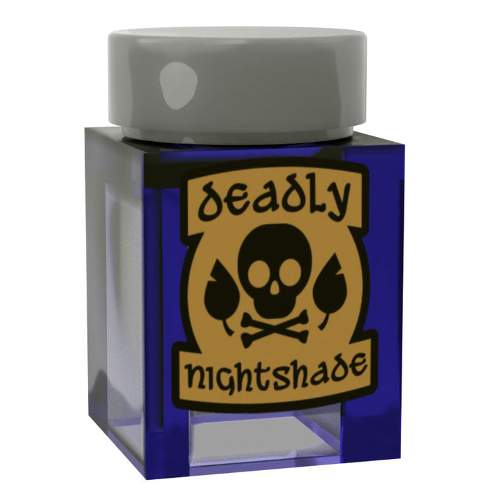Deadly Nightshade Potion Bottle for Minifigs made using LEGO parts - B3 Customs by B3 Customs