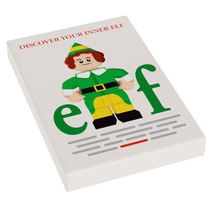 Elf Christmas Movie Cover (2x3 Tile) by B3 Customs