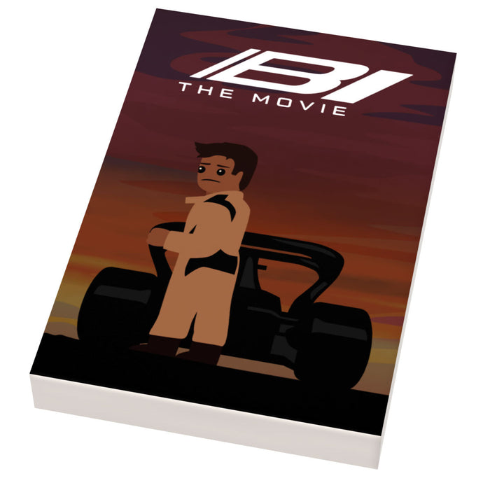 B1 Movie Cover (2x3 Tile) made using LEGO part - B3 Customs by B3 Customs