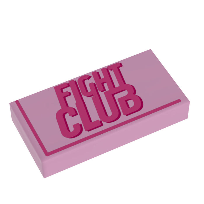 Fight Club Bar of Soap - B3 Customs Printed 1x2 Tile by B3 Customs