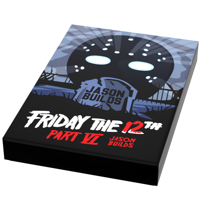 Friday the 12th Part VI: Jason Builds Movie Tile Cover (2x3 Tile) by B3 Customs
