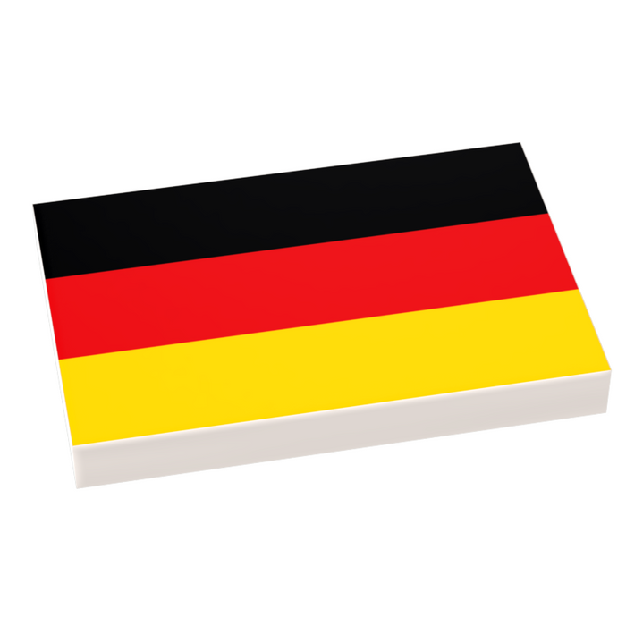 Germany Flag (2x3 Tile) by B3 Customs