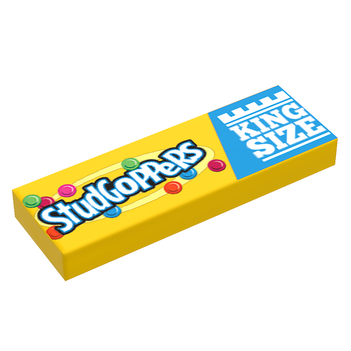 Studgoppers Candy (King Size) - B3 Customs® Printed 1x3 Tile by B3 Customs