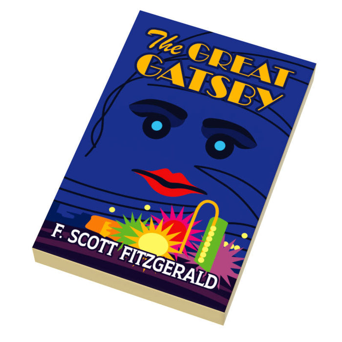 The Great Gatsby Book (2x3 Tile) made using LEGO part by B3 Customs