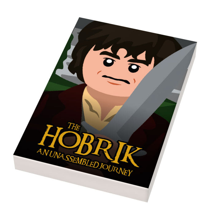 Hobbrick Movie Cover (2x3 Tile) made using LEGO parts - B3 Customs by B3 Customs