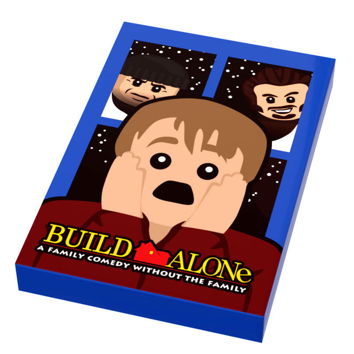 Build Alone Movie Cover (2x3 Tile) made using LEGO part by B3 Customs