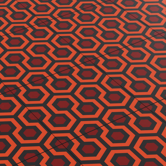 Horror Film Carpet (Shining) - Custom Printed 6x6 Tile made with LEGO part, B3 Customs by B3 Customs