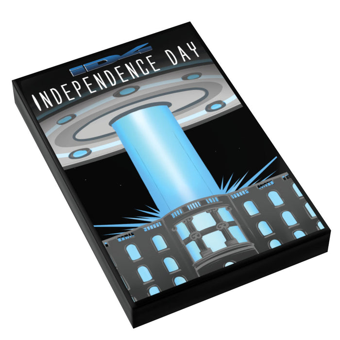 Independence Day Movie Cover (2x3 Tile) made using LEGO parts - B3 Customs by B3 Customs