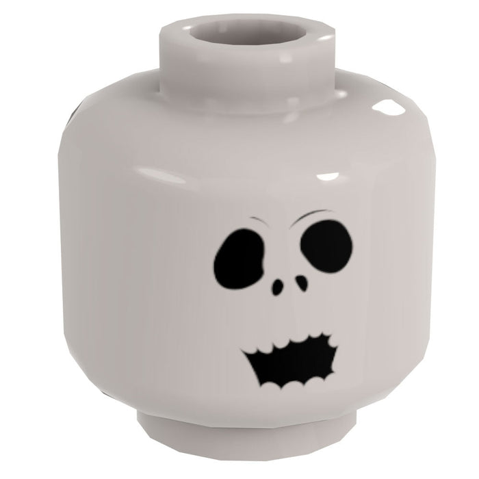 Bone Daddy Gasping Minifig Head #3 - B3 Customs by B3 Customs