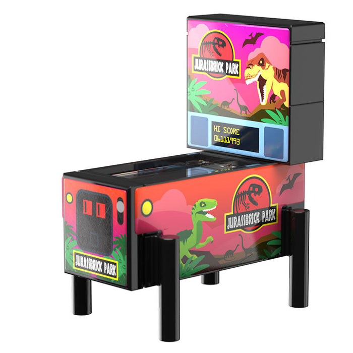 Jurassbrick Park - Pinball Arcade Machine Building Set by B3 Customs