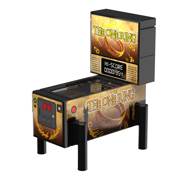 The One Ring, LOTR Pinball Arcade Machine Building Set made using LEGO parts by B3 Customs