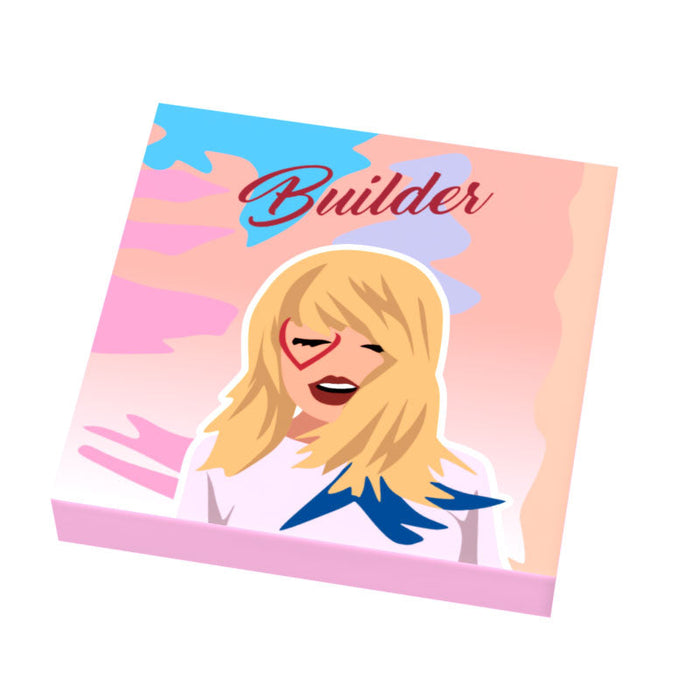Taylor Bricks Builder Music Album Cover (2x2 Tile) by B3 Customs