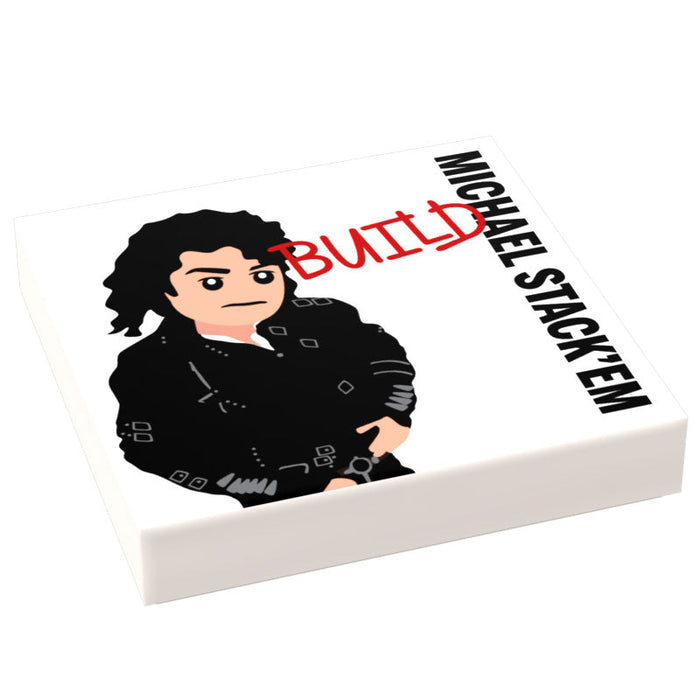 Michael Stack'em, Build Music Album Cover (2x2 Tile) by B3 Customs