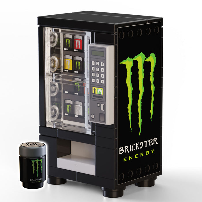 Brickster Energy Drink Minifig Vending Machine by B3 Customs