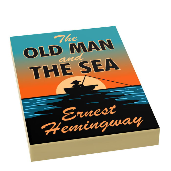 Old Man and the Sea Book (2x3 Tile) made using LEGO tile by B3 Customs