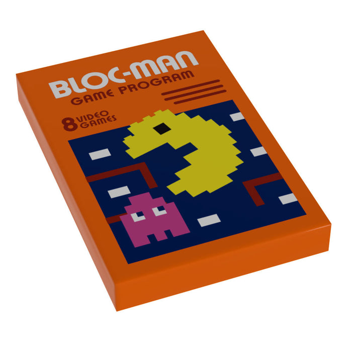 Bloc-Man Video Game Cover (2x3 Tile) by B3 Customs