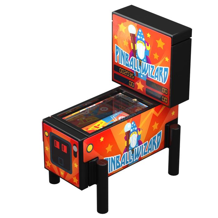 Pinball Wizard - B3 Customs Pinball Arcade Machine Building Set made using LEGO parts by B3 Customs