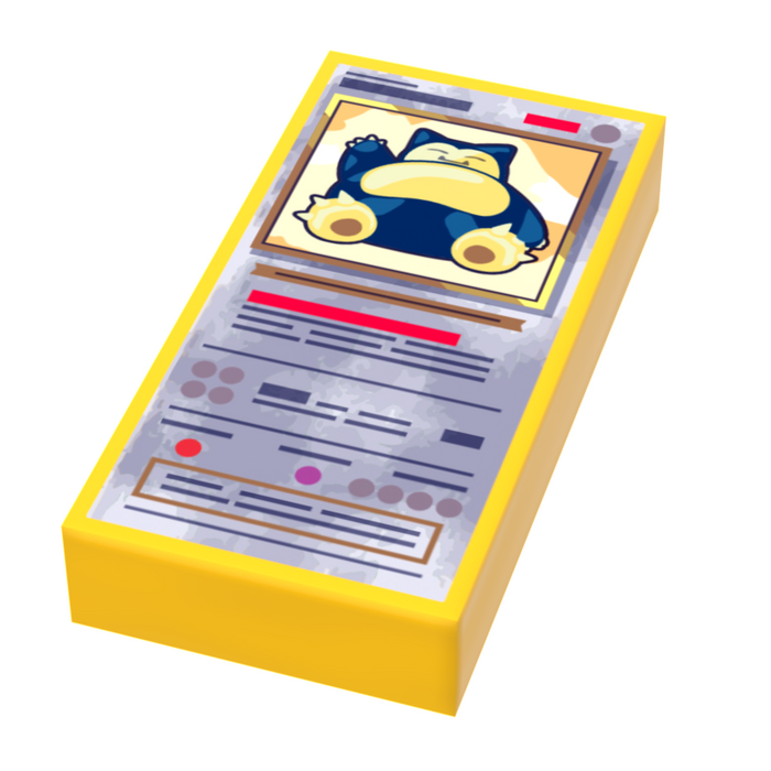 Sleepy Giant - Pocketball Card (1x2 Tile) for Minifigs by B3 Customs
