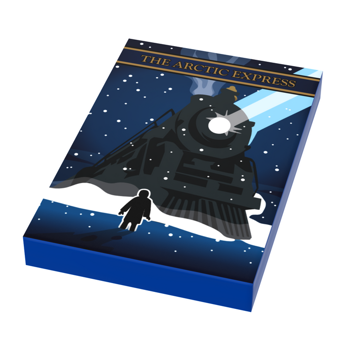 Arctic Express Train Christmas Movie Cover (2x3 Tile) - B3 Customs by B3 Customs