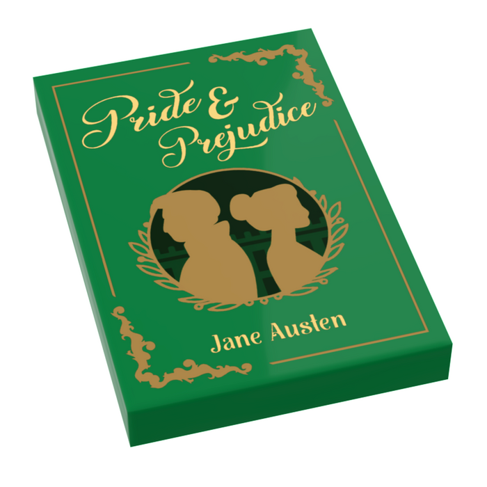Pride & Prejudice Book Tile (2x3 Tile) by B3 Customs
