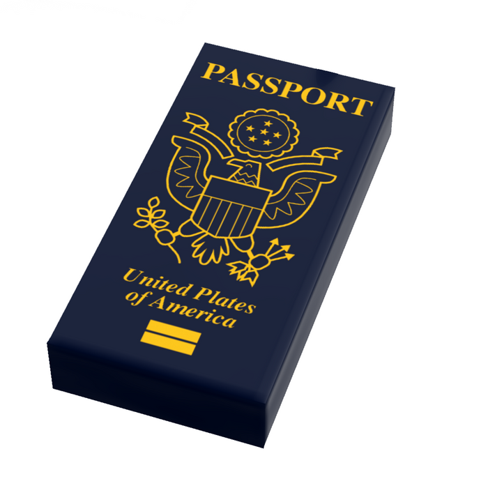 B3 Customs® Passport (1x2 Tile) by B3 Customs