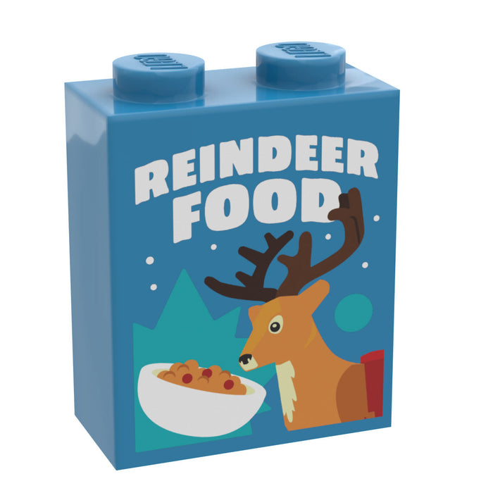 Reindeer Food Box (1x2x2 Brick) - B3 Customs by B3 Customs