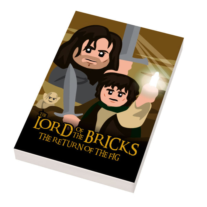 LOTR Lord of the Brick, Return of King Movie Cover (2x3 Tile) - B3 Customs by B3 Customs
