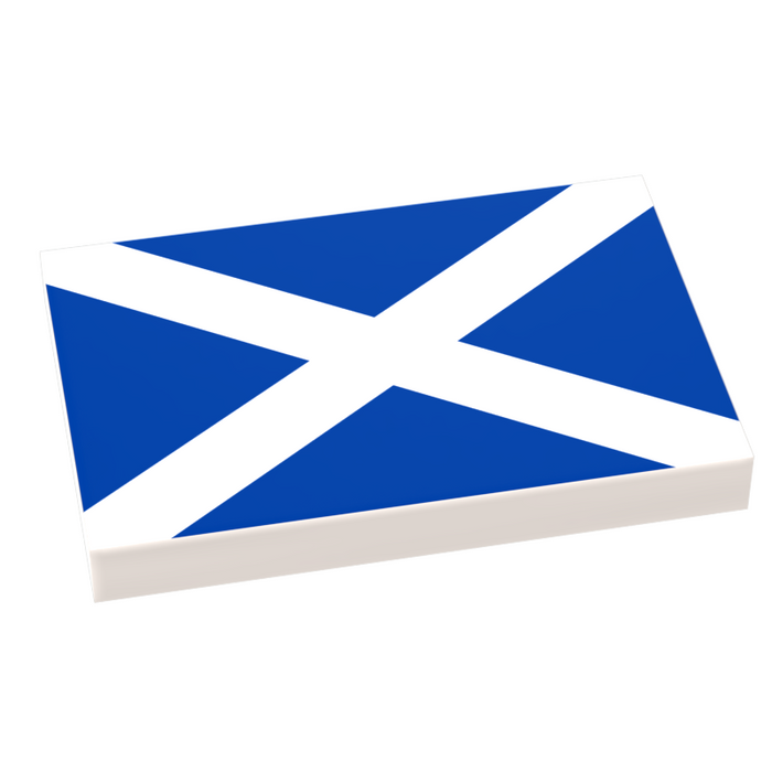 Scotland Flag (2x3 Tile) by B3 Customs