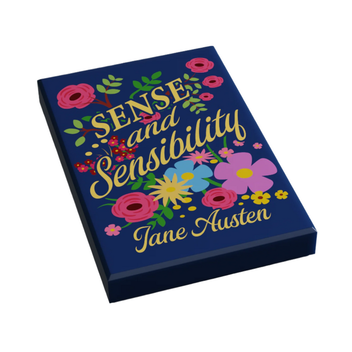 Sense & Sensibilities Book (2x2 Tile) made using LEGO part - B3 Customs by B3 Customs