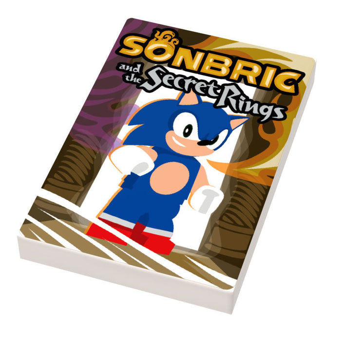 Sonbrick: Secret Rings Video Game Cover (2x3 Tile) made using LEGO part - B3 Customs by B3 Customs