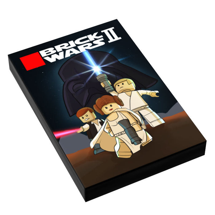 Custom LEGO SW II: Trilogy Video Game Cover (2x3 Tile) made using LEGO part - B3 Customs by B3 Customs