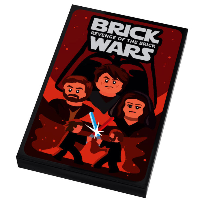 Brick Wars: Revenge of the Brick (EP. 3) Movie Tile Cover (2x3 Tile) by B3 Customs