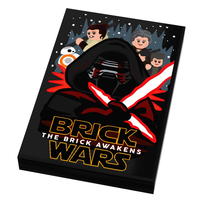 Brick Wars: Brick Awakens (EP. 7) Movie Tile Cover (2x3 Tile) by B3 Customs