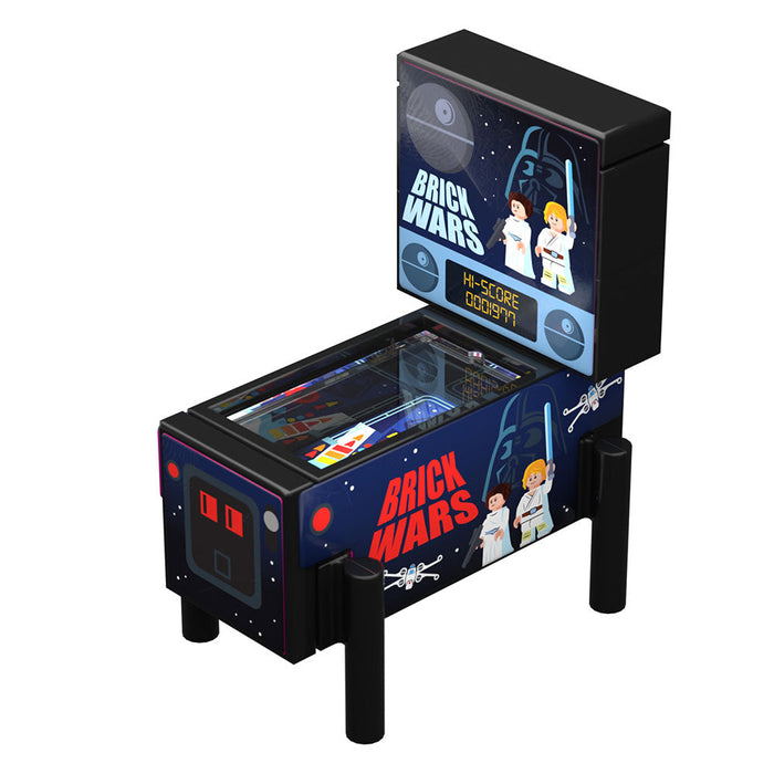 Brick Wars - B3 Customs Pinball Arcade Machine Building Set made using LEGO parts by B3 Customs