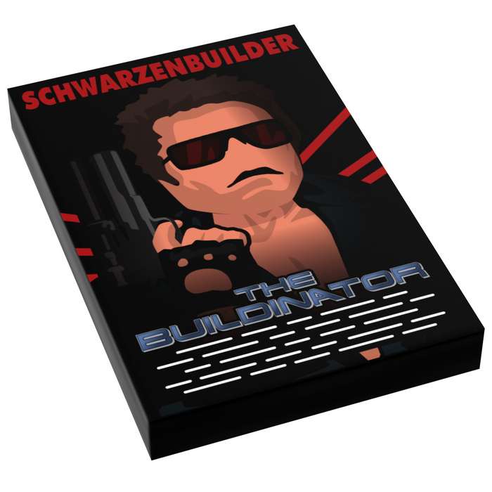 The Buildinator Movie Cover (2x3 Tile) by B3 Customs