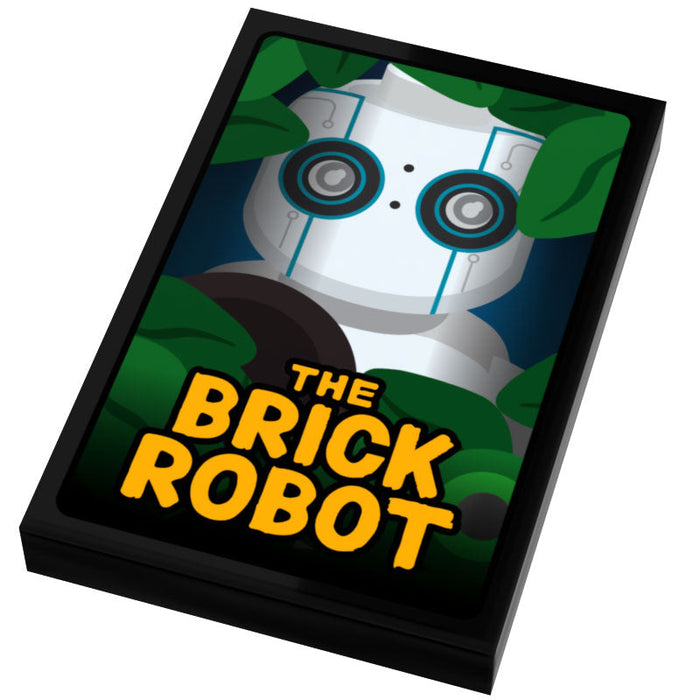 The Brick Robot Movie Cover (2x3 Tile) - B3 Customs by B3 Customs