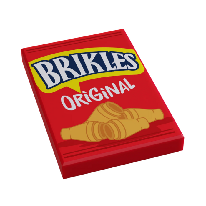 Brickles Minifig Snack (2x3 Tile) by B3 Customs