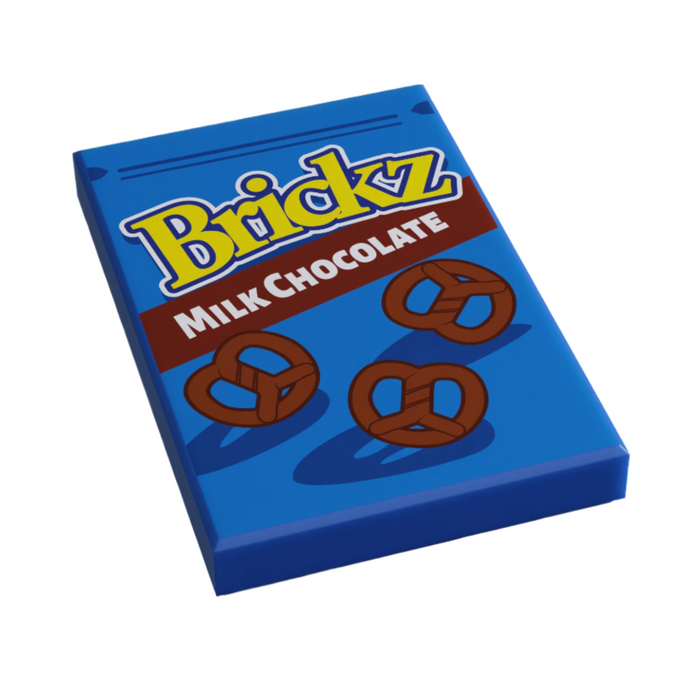 Brickz Pretzel Minifig Snack (2x3 Tile) by B3 Customs