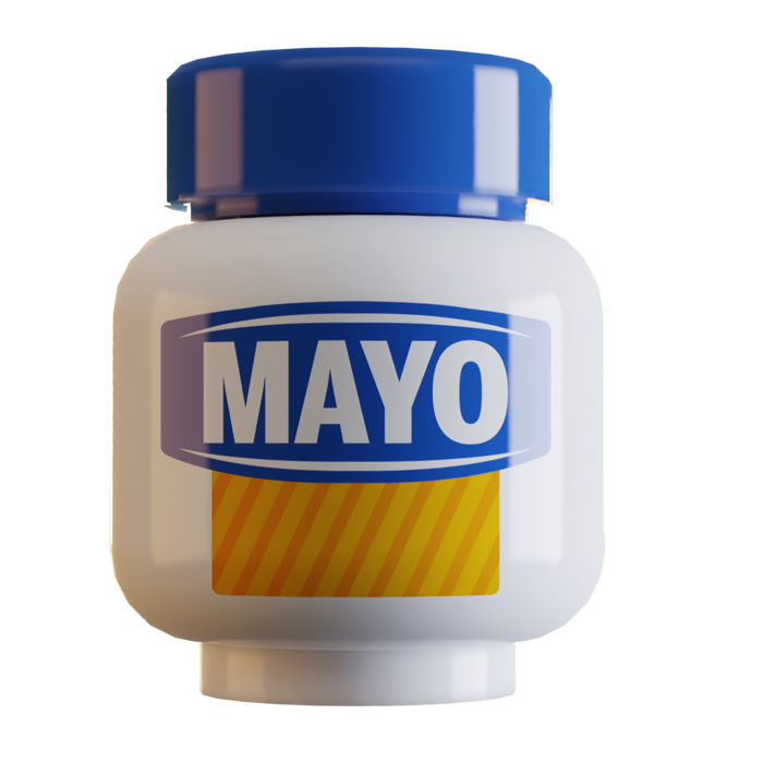 Mayonnaise Jar by B3 Customs