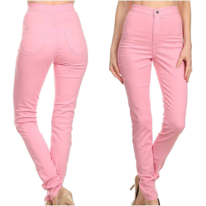 Pink Skinny Jeans by The House of Stylez
