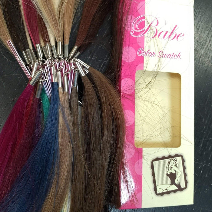 Babe Hair Extension Color Swatch Ring, Real Hair Samples by Price Is Right Miami